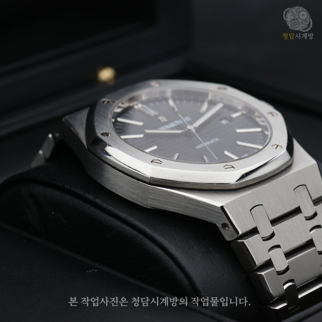 오데마피게 로얄오크 15400 블랙 상세 이미지 7