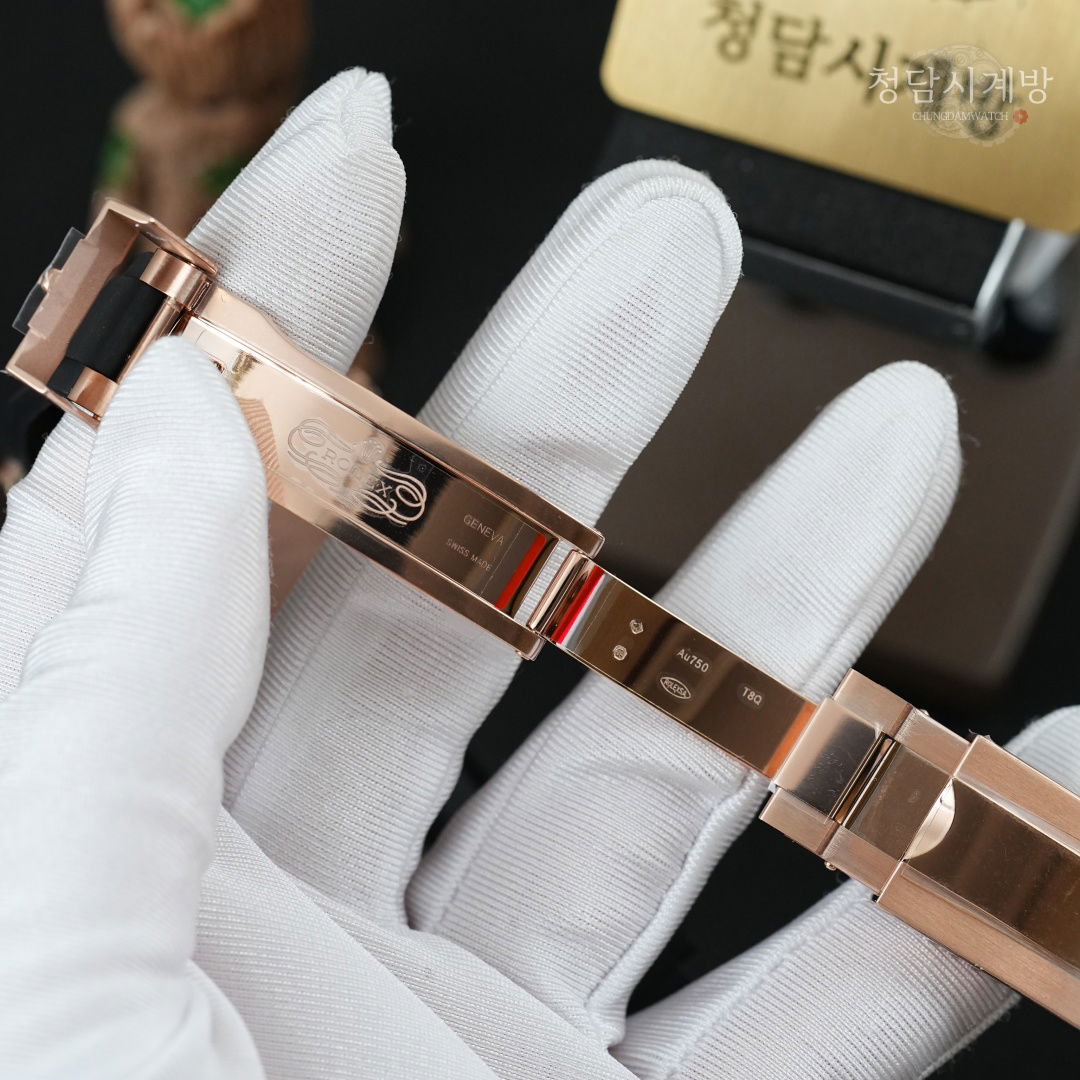 롤렉스 데이토나 블랙 로즈골드 러버 8P 상세 이미지 11