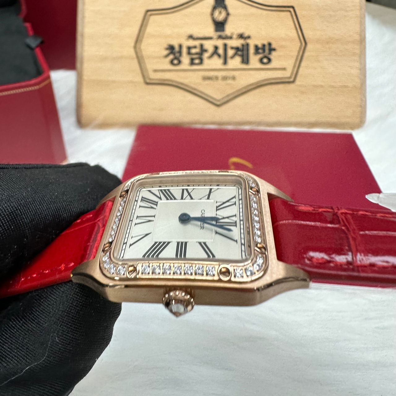 까르띠에 산토스 뒤몽 다이아골드 상세 이미지 6