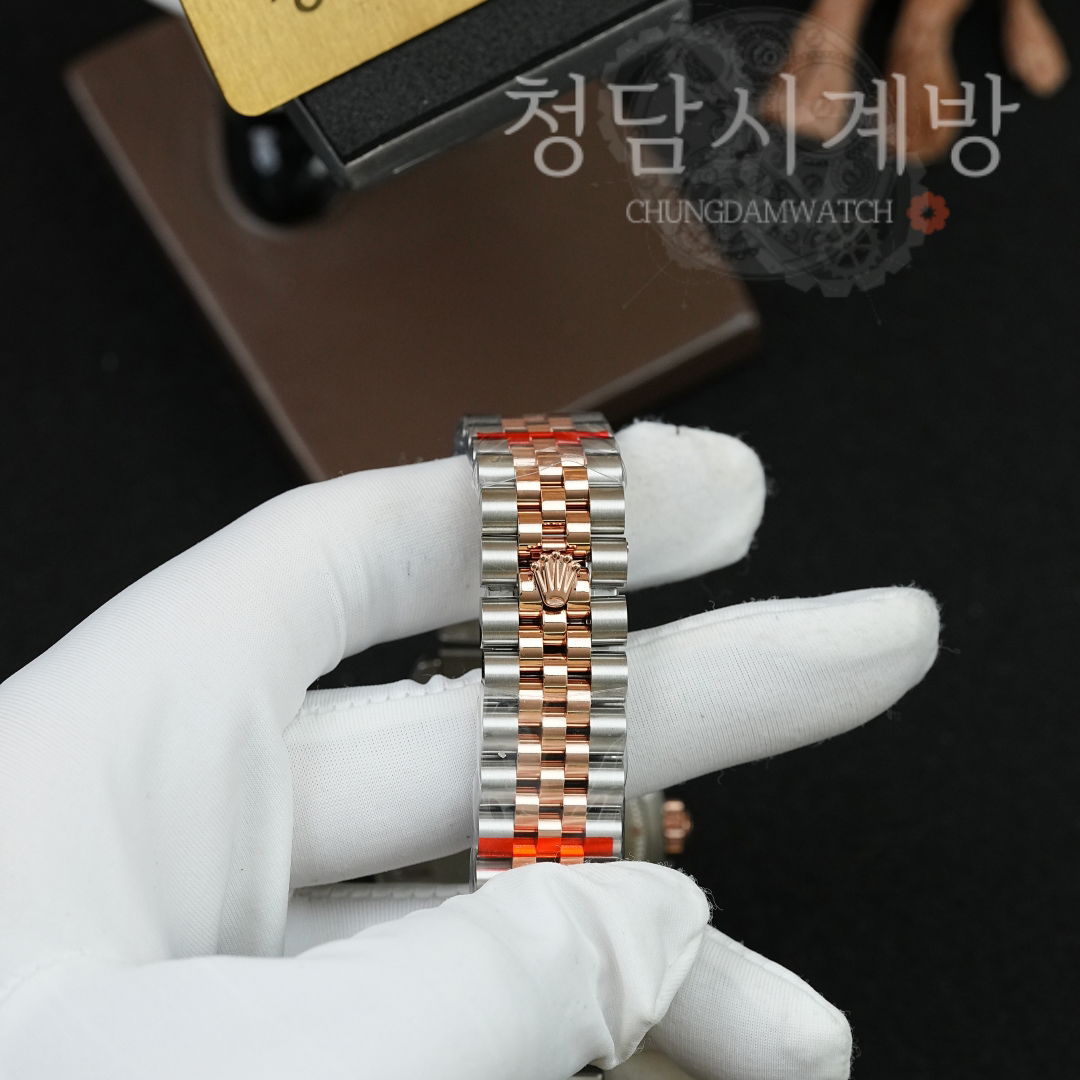 롤렉스 레이디 데이저스트 초코 6 다이아 콤비 상세 이미지 15