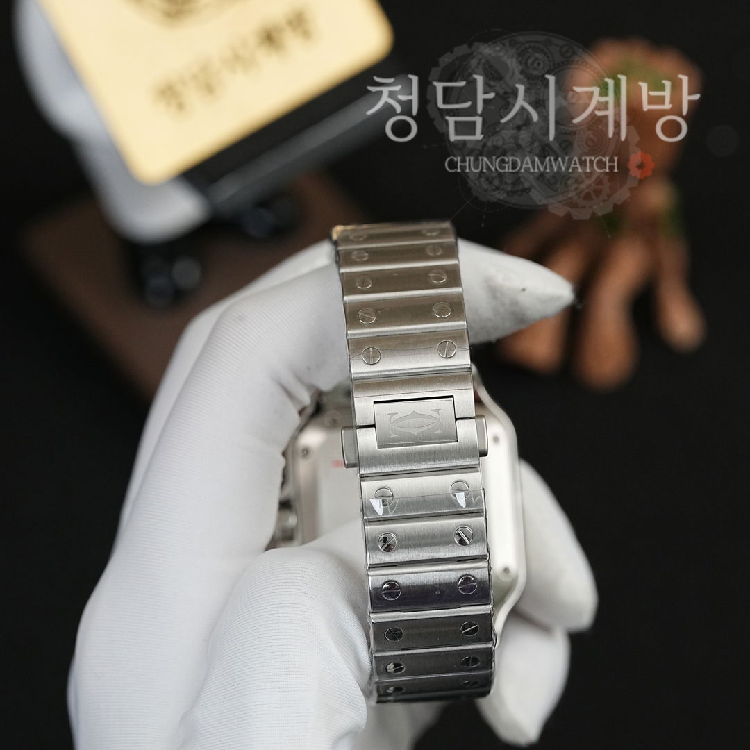 까르띠에 산토스 드 까르띠에 청판 미디움 상세 이미지 12