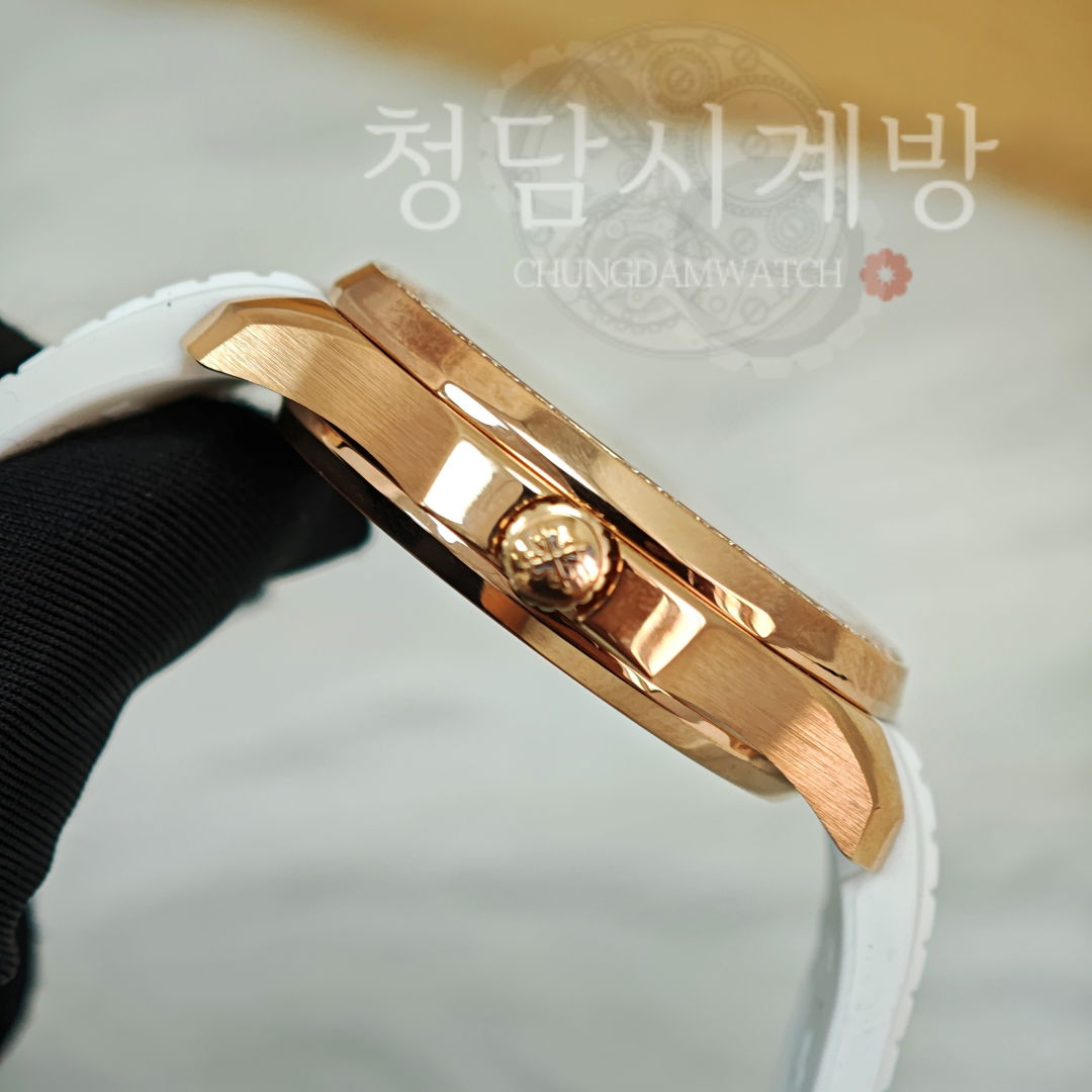 파텍필립 아쿠아넛 루체 트레블타임 로즈골드 다이아베젤 상세 이미지 10
