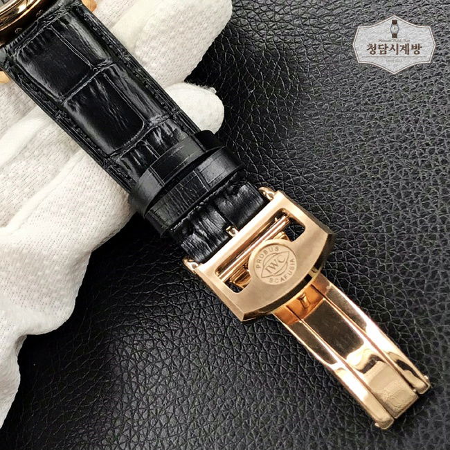 IWC 포르투기저 7DAYS 블랙 로즈골드 상세 이미지 5