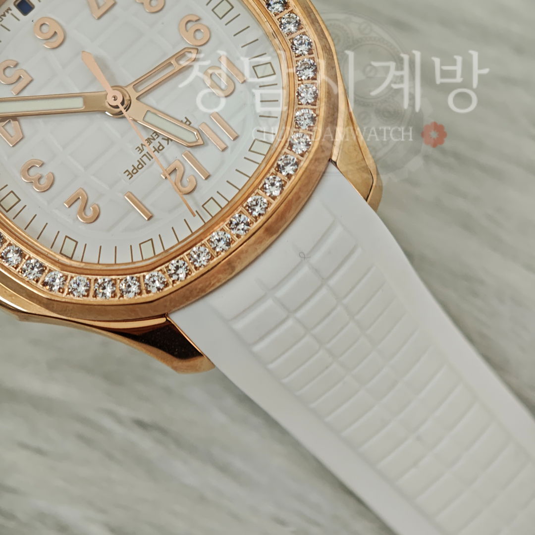 파텍필립 아쿠아넛 루체 트레블타임 로즈골드 다이아베젤 상세 이미지 12