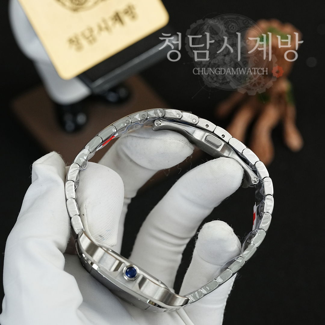 까르띠에 산토스 드 까르띠에 청판 미디움 상세 이미지 13