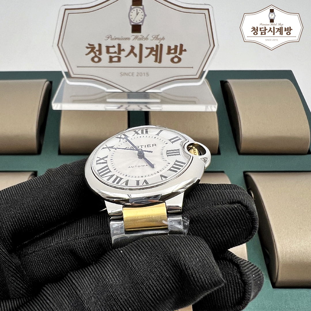 까르띠에 발롱블루 옐로우골드 콤비 상세 이미지 9