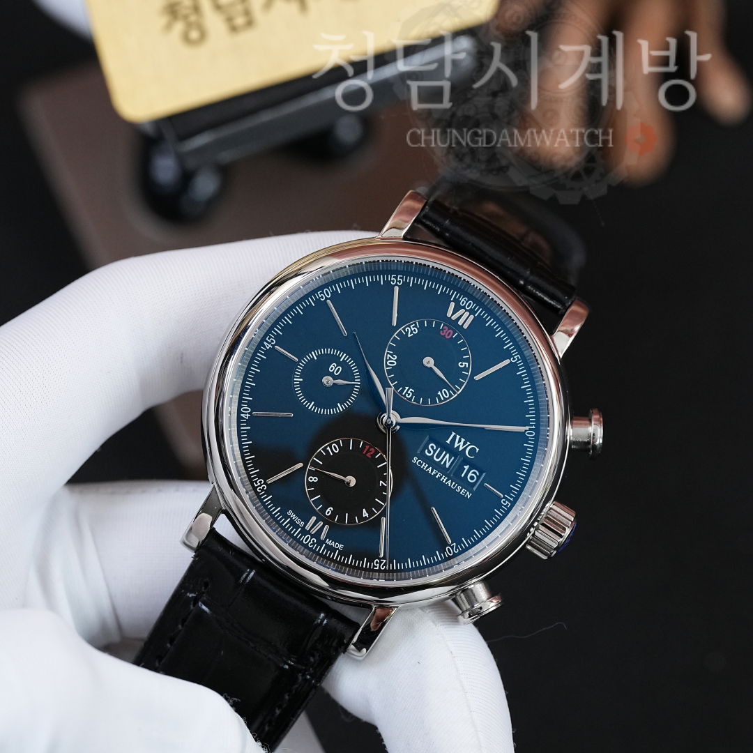 IWC 포르토피노 크로노 블랙 상세 이미지 6