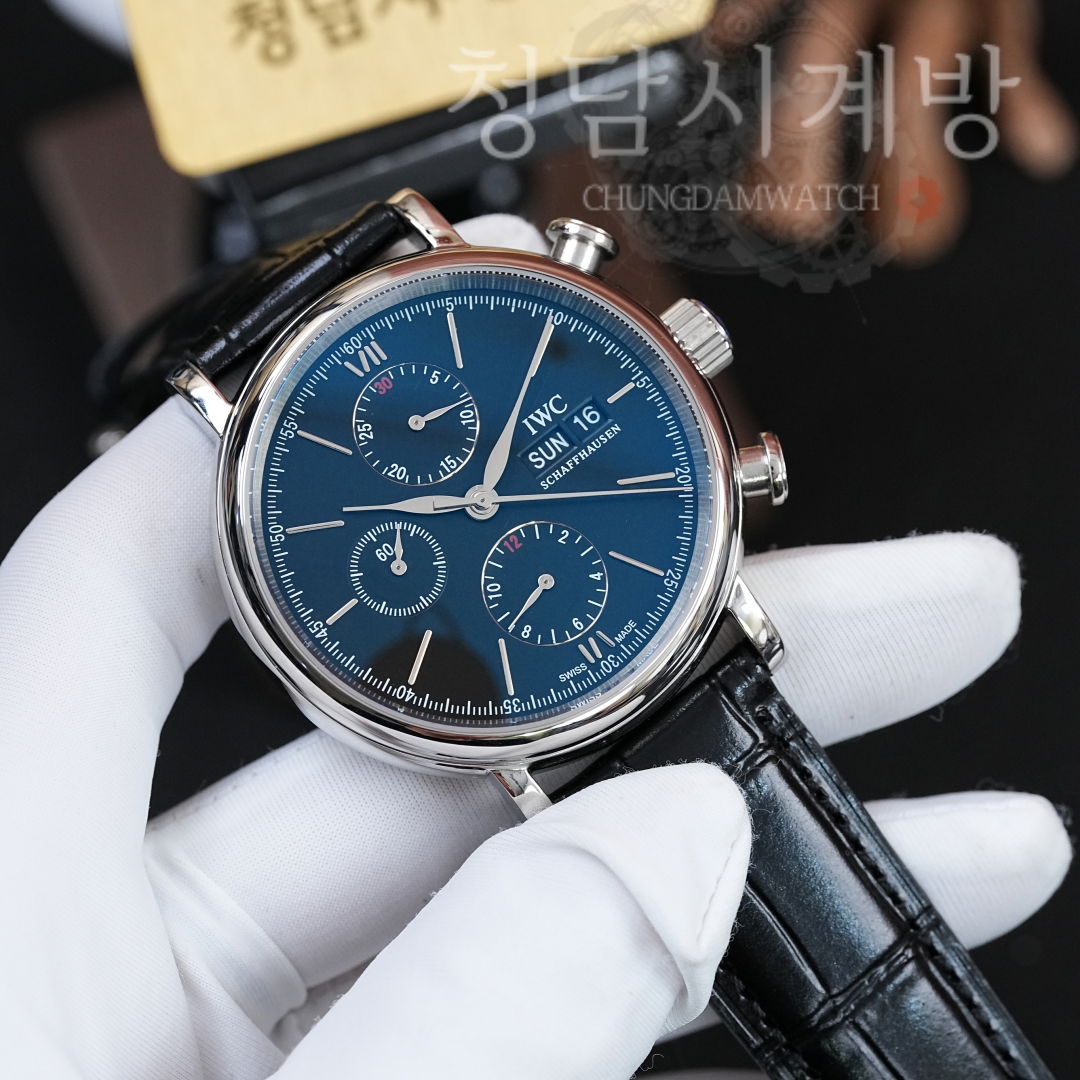 IWC 포르토피노 크로노 블랙 상세 이미지 5