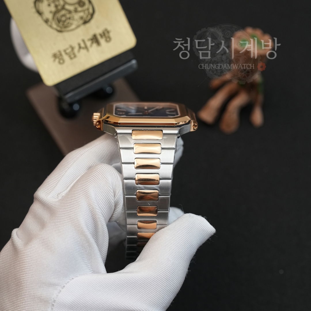 파텍필립 큐비투스 블루 콤비 상세 이미지 5