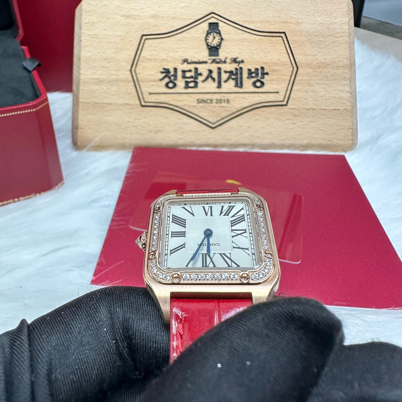 까르띠에 산토스 뒤몽 다이아골드 상세 이미지 7