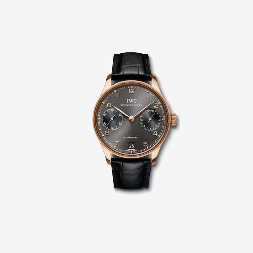 IWC 포르투기저 7DAYS 블랙 로즈골드